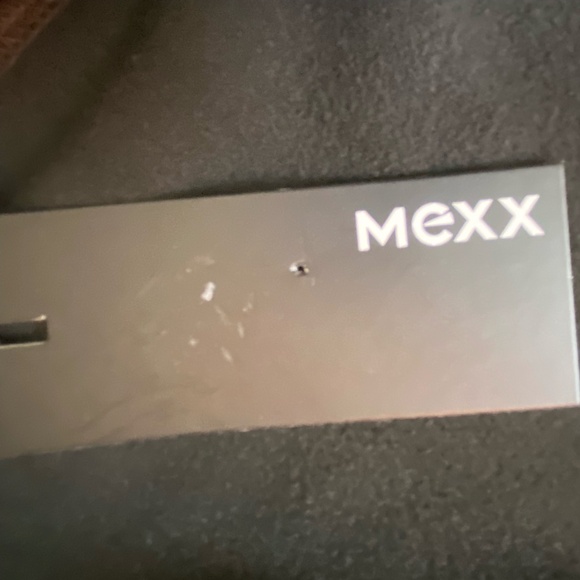 Mexx Bronze Pull Up Faux Leather Style Casual Office Skirt- Sz-S - Picture 10 of 16